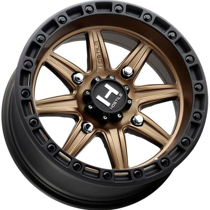Hostile H109 Alpha UTV 15x10 4x156 +0mm Bronze Wheel Rim 15" Inch