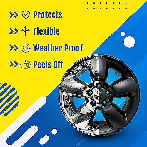 DipYourCar.com EZ Paint - Can of Sprayable Automotive Dip Coat | Removable Peelable Paint Protection for Cars, Wheels, Trim, Emblems | Super Black Color Spray