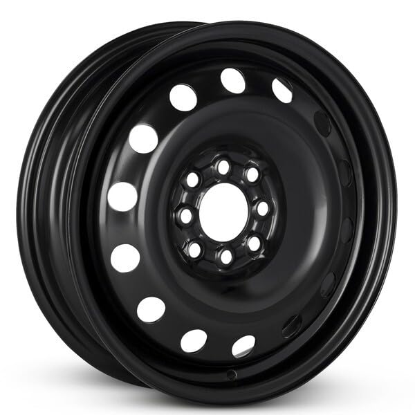 New OEM Replacement Wheel for 2000-2011 Ford Focus Compact Spare 15x4 inch Steel Rim Painted Black Fit T125/80R15 - size: 15x4 inch Wheel