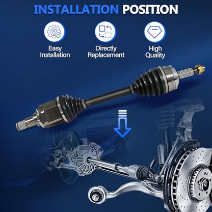 Maxfavor CV Axle Front AWD Fit for 2013-2018 Toyota RAV4