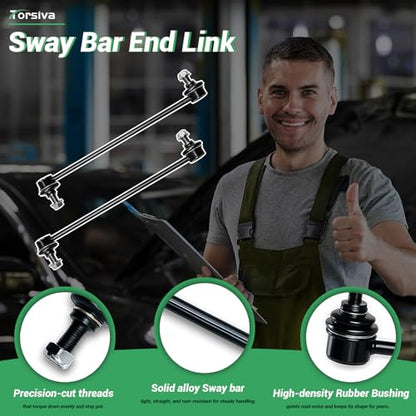 2PCS Front Stabilizer Sway Bar End Links Compatible With Fit for Chrysler 2015 2016 2017 Chrysler 200#OE ‎‎K750747 - size: K750747 X2
