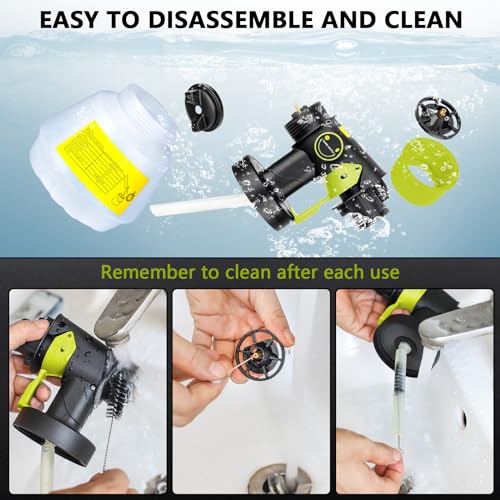 Cordless Paint Sprayer Compatible with Ryobi One 18V Battery 1000ml Capacity HVLP Spray Paint Gun 3 Patterns and 4 Nozzles for Wall Fence Furniture House Painting(Battery Not Included)