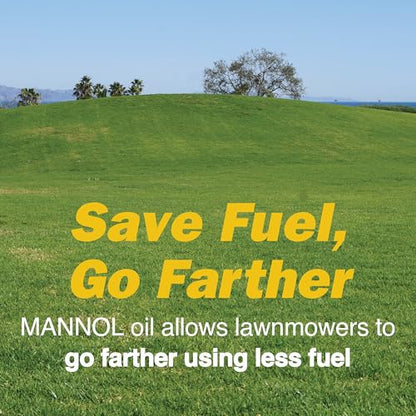MANNOL 7203 SAE 30 Full Synthetic Lawn Mower Oil, Generator Lubricant, 1L (Pack of 3) - size: 1L (Pack of 3)