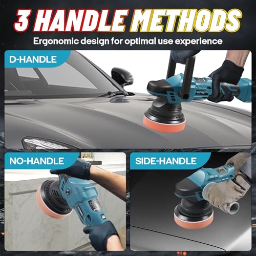 5" Cordless Car Buffer Polisher for Makita 18V Battery, Bare Tool