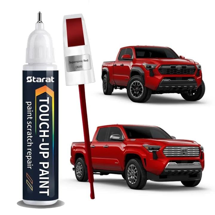 Supersonic Red(3U5) Touch Up Paint Pen for Toyota Scratch Repair - color: Supersonic Red (3U5)