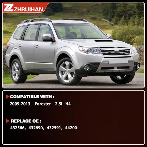 Exhaust Resonator Muffler Pipe System Replacement kit Compatible with - size: 2009-2013 Forester 2.5L H4