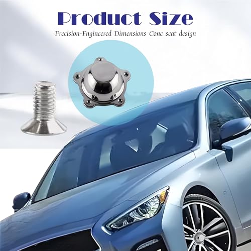 30-Pack 970076 Wheel Center Cap Screws with Allen Wrench, Fit for American Racing Torq Thrust Wheels, Fuel, Advan Racing