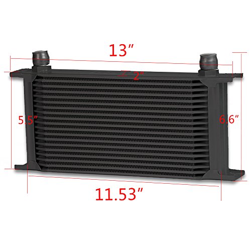 PIT66 Universal AN10 Engine Transmission Oil Cooler Sandwich Plate Kit