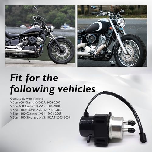 Fuel Pump Compatible with Yamaha XVS650 V-Star 650 1100 - size: 5KS-13907-01-00