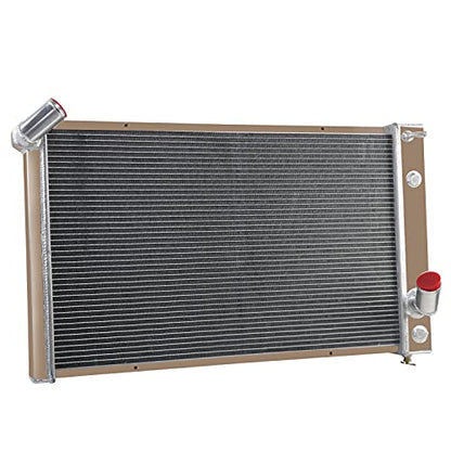 ECMRAD 4 Row Aluminum Racing Radiator for 1969-1972 Chevy Corvette Radiator Big Block Only 1970 1971