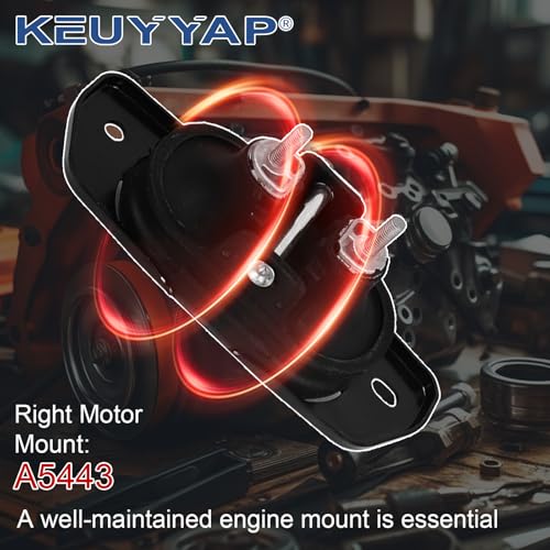 4Pcs Engine Motor Mount Compatible with Dodge Journey 2011-2019