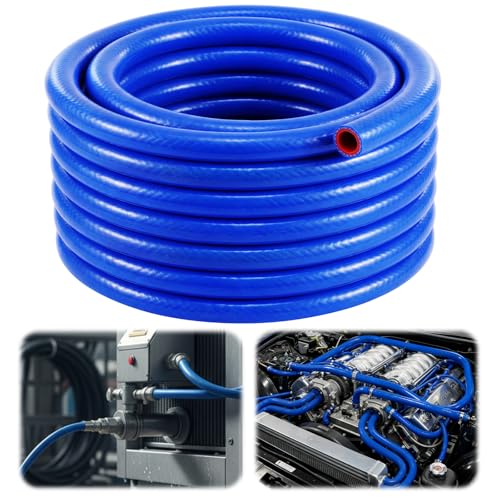 Outus 1" Id, 50ft Silicone Heater Hose,Coolant Radiator Hose, Blue, 1 - color: Blue, size: 1" ID, 50ft