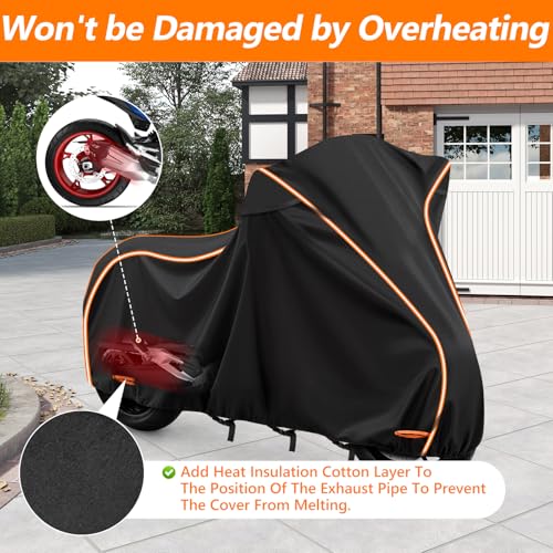 Motorcycle Cover for Kawasaki Ninja 400/500/650 Z900 ZX6R, Yamaha R1/R3/R6 - size: for Kawasaki Ninja