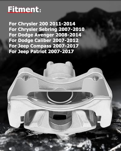 cciyu Front Right Passenger Disc Brake Caliper Assembly w/Bracket 18B5033 - size: Front Right[18B5033 ]