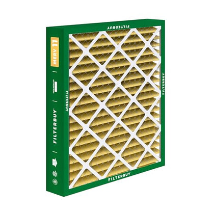 Filterbuy 20x20x5 Air Filter MERV 11 Pet & Allergy Defense (4-Pack) - style: 20x20x5 (Actual: 19.63 x 19.88 x 4.38)