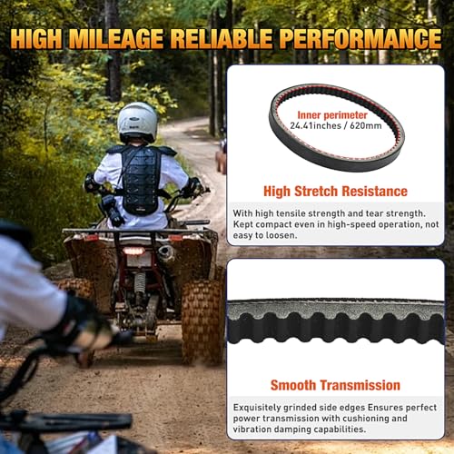 Nilight Drive 30 Series Torque Converter Belt for Manco 5959 Comet 203589 - size: For Manco 5959 Comet 203589, 1PCS