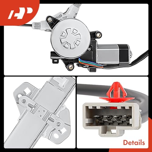 A-Premium Front Driver Side Power Window Regulator with Motor (4-Pin) - style: Front Driver (LH)