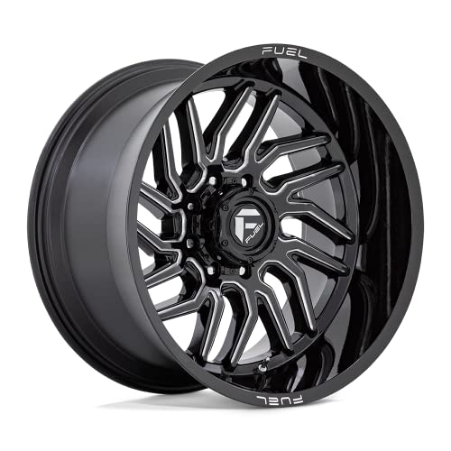 FUEL OFF-ROAD D807 HURRICANE 20X10, 5X5.0, 4.79, 18mm GLOSS BLACK MILLED - D80720007547 - color: GLOSS BLACK MILLED, size: 20X10, 5X5.0, 4.79, -18mm