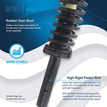 Detroit Axle - Front Strut Kit Replacement for 05-2010 Jeep Grand Cherokee - size: 4QS2400008/Sway Kit