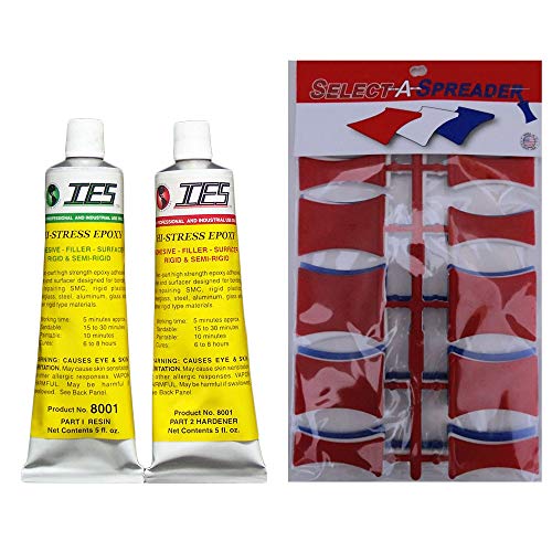 IES 8001 High-Stress Bumper Repair Epoxy Kit, 10oz, 2-Pack