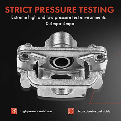 A-Premium Front Right Passenger Disc Brake Caliper with Bracket - style: Front Passenger Side