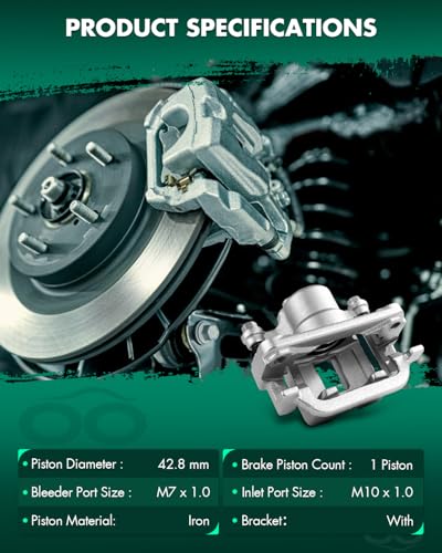SCITOO - Rear Left Disc Brake Caliper Assembly with Bracket For INFINITI - size: Rear Driver[19-B2786]