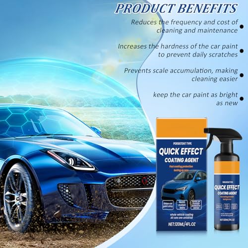 2Pcs Advanced Quick Effect Coating Agent,Advanced Car Quick-Acting Coating Agent Spray,Car Coating Spray, 2025 New Quicks Effective Coatings Sprays