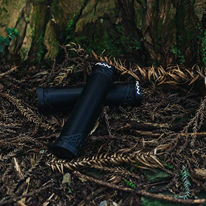 Funn Hilt MTB Bike Grips with Single Lock On Clamp - color: Black