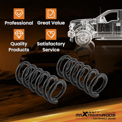 maXpeedingrods 3" Front Lowering Spring Kit for Chevy/GMC C1500 1988-1998 - size: 3" Front