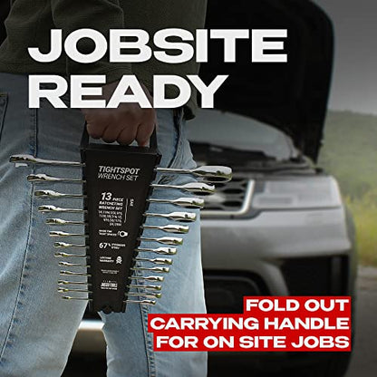 Jaeger 26pc Ratcheting Wrench Master Set - Metric & Inch/SAE Combination Sizes - size: 26pc Inch + Metric