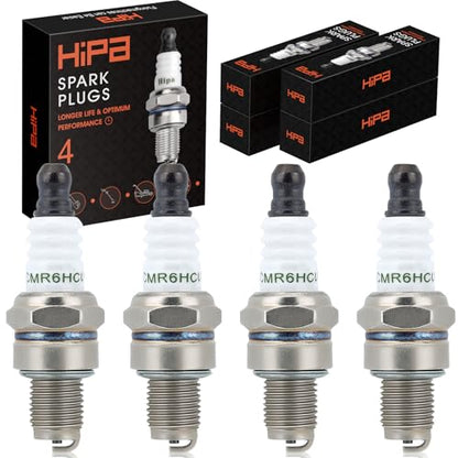 Hipa CMR6H Spark Plug for NGK 3365 Stihl BR600 FS40 FS40C FS56 FS56RC FS90 FS90R FS100 FS110 Trimmer Chainsaw (4 Pack) - size: CMR6H 4pack