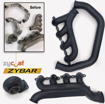 ZyCoat ZyBar 11008 High Temperature Coating - Midnight Black, 8 Ounce - 2 Pack - size: 8 Ounce