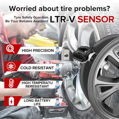 LAUNCH X-431 TSENSOR-05 TPMS Sensor 315MHz/433MHz Dual Frequency Adjustable Angle Rubber Valve Tire Pressure Monitor System Programmable Replace OE-Sensor/1pack (1)