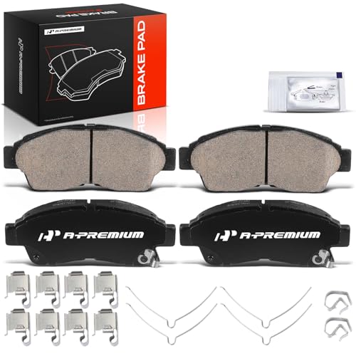 A-Premium Front Ceramic Brake Pads Compatible with Toyota & Geo