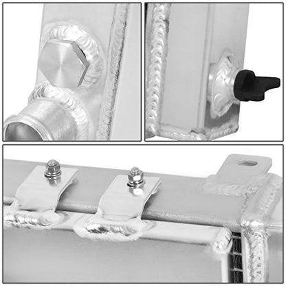 DNA Motoring RA+FS-CHEROKEE-91-3 3-Row Radiator with Fan Shroud,Metallic - style: 91-01 Jeep Cherokee