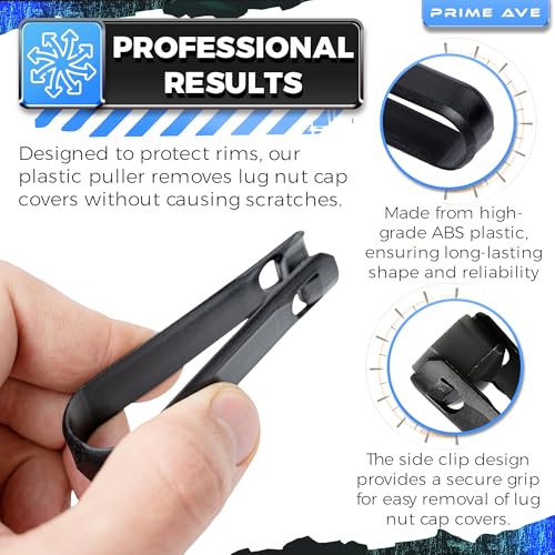 Wheel Lug Nut Cap Cover & Center Cap Removal Tool Set+++ Plastic & Stainless-Steel Lug Nut Pullers Compatible/Replacement for Audi BMW Mercedes Mini Tesla VW -Toolbox Essentials - size: Removal Tool Set +++