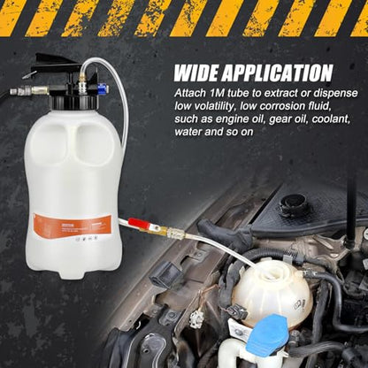 JIFETOR Transmission Fluid Pump Pneumatic Extractor and Dispenser Tool Kit - color: Black