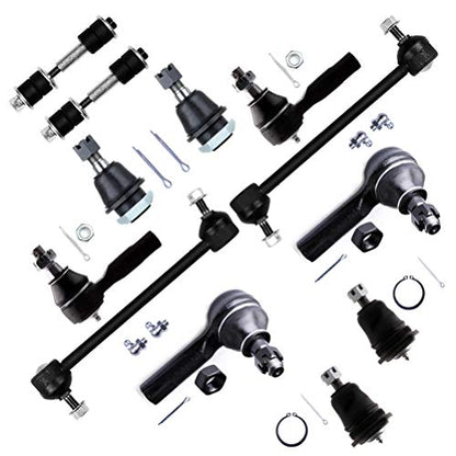 12pc Front/Rear Tie Rod Ends for Nissan for Xterra SE XE 2000-2004