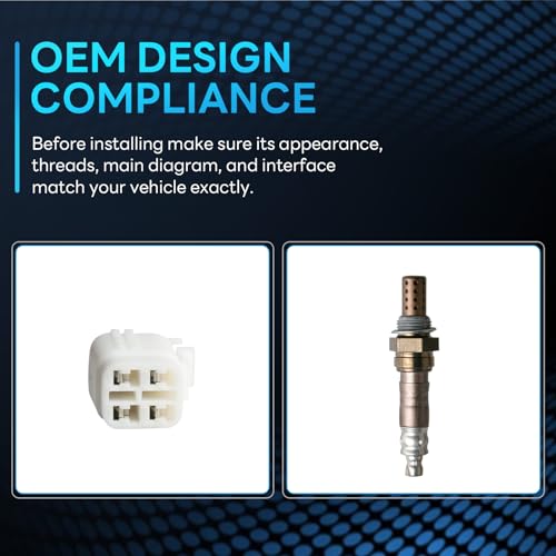 Oxygen Sensor Downstream Compatible with Subaru Forester Impreza Replace # 13469 - size: 13469
