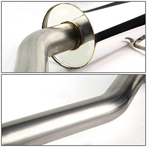 DNA MOTORING CBE-CCBT05-NRT Stainless Steel Cat Back Exhaust System [Compatible with 05-10 Chevy Cobalt 2.2L DOHC / 07-10 Pontiac G5 2.2L DOHC] - color: Rolled