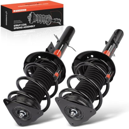 A-Premium Front Complete Strut Assemblies with Coil Springs, Set of 2