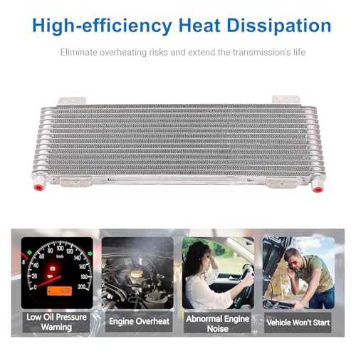 LPD47391 40k Transmission Oil Cooler Kit Low Pressure Drop Trans Cooler