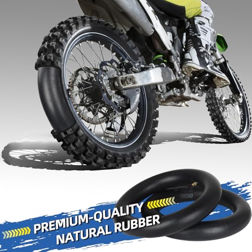 GICOOL 3.00/3.50-12" (80/100-12) Dirt Bike Inner Tubes, TR4 Valve Stem - size: 3.00/3.50-12