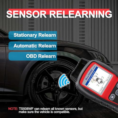 Autel MaxiTPMS TS508WF TPMS Programming Tool, WiFi Relearn & Reset