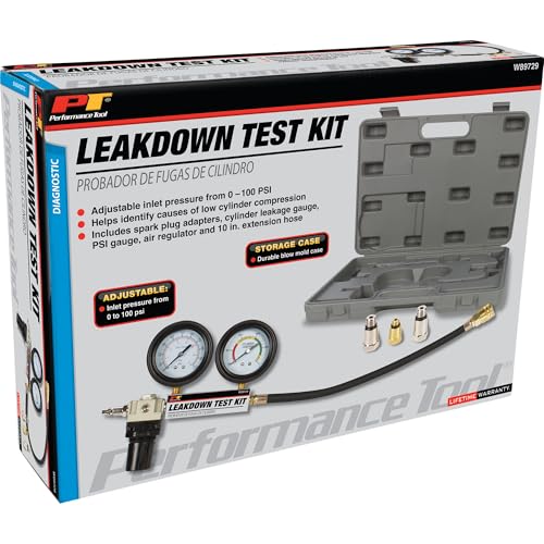 Performance Tool W89729 Cylinder Leak Down Test Kit - style: Leak-Down Test Kit (Not a compression Tester)