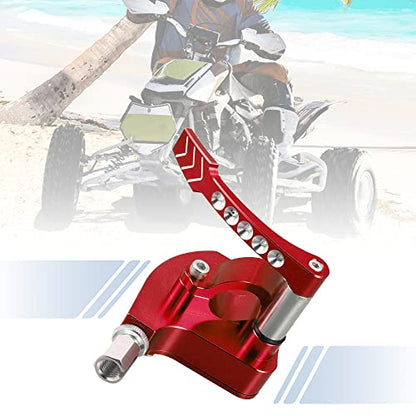 X AUTOHAUX Thumb Throttle Assembly for Yamaha Banshee 350 7/8 Inches Red