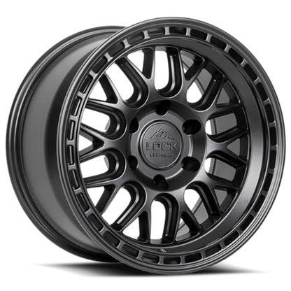 LOCK OFFROAD ONYX-7957MB 17X9-5X127 1et - Matte Black with Matte Black Ring - color: Matte Black with Matte Black Ring, size: 17X9 - 5X127 1et