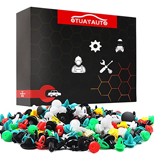 OTUAYAUTO 500PCS Universal Car Clips, Plastic Car Fasteners - size: 500PCS 39 Sizes Clips for Ford