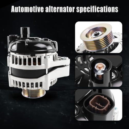Alternator for 01-02 MDX 3.5, 02-04 Odyssey 3.5,13918N 104210-3090 - size: 2002‑2004 Odyssey V6 3.5L