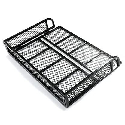 HECASA Universal Rear Cargo Basket Compatible with ATV Storage Rack Cargo Carrier Steel